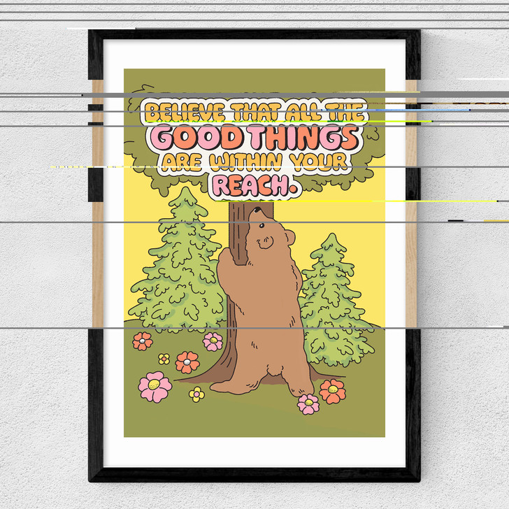 Good Things Narrow Oak Frame