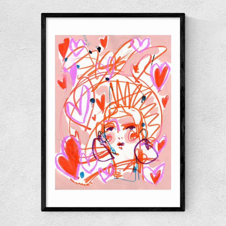 Valentine by Tony Green Narrow Black Frame Valentine by Tony Green Narrow Black Frame