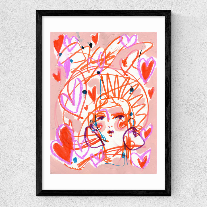 Valentine by Tony Green Medium Black Frame Valentine by Tony Green Medium Black Frame