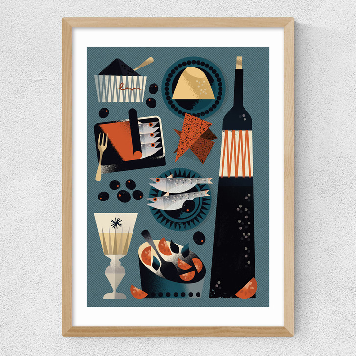 Apero by Christina Hagerfors Medium Oak Frame Apero by Christina Hagerfors Medium Oak Frame