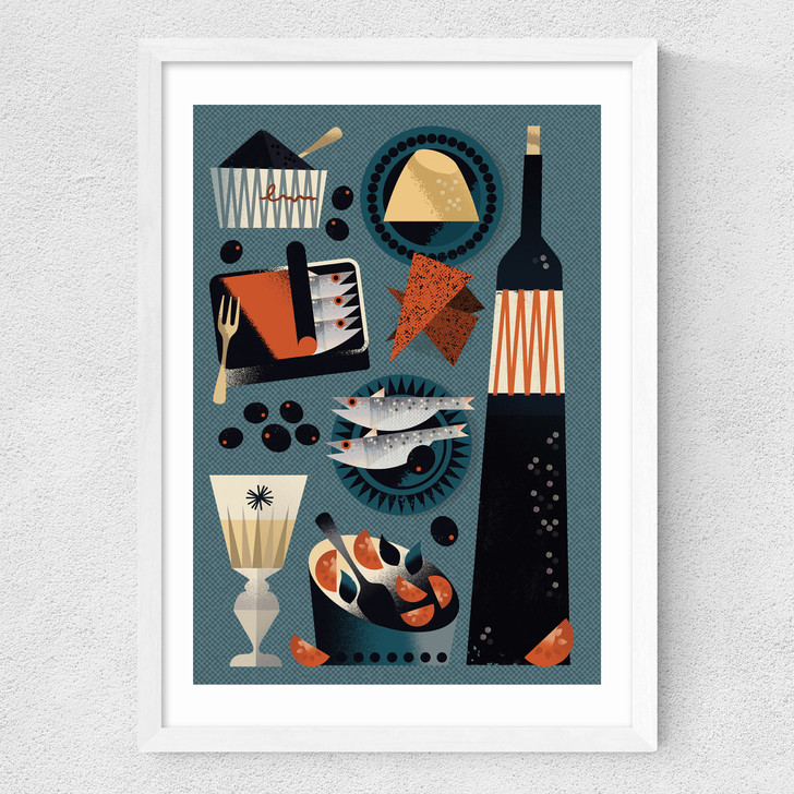 Apero by Christina Hagerfors Medium White Frame Apero by Christina Hagerfors Medium White Frame