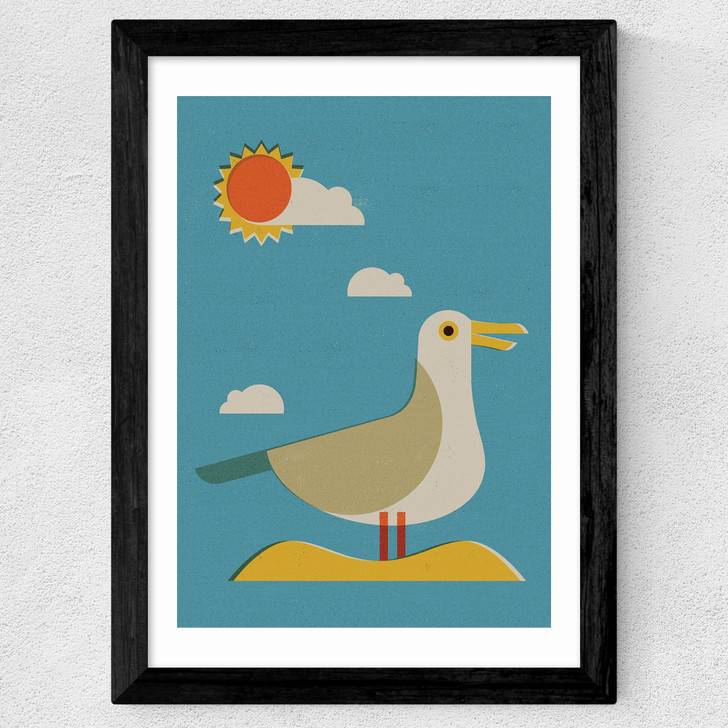 Seagull Wide Black Frame