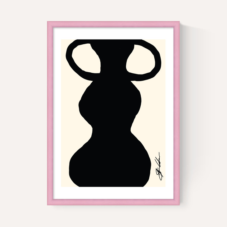 Abstract Monochrome Vase II