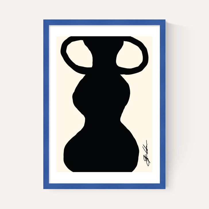 Abstract Monochrome Vase II