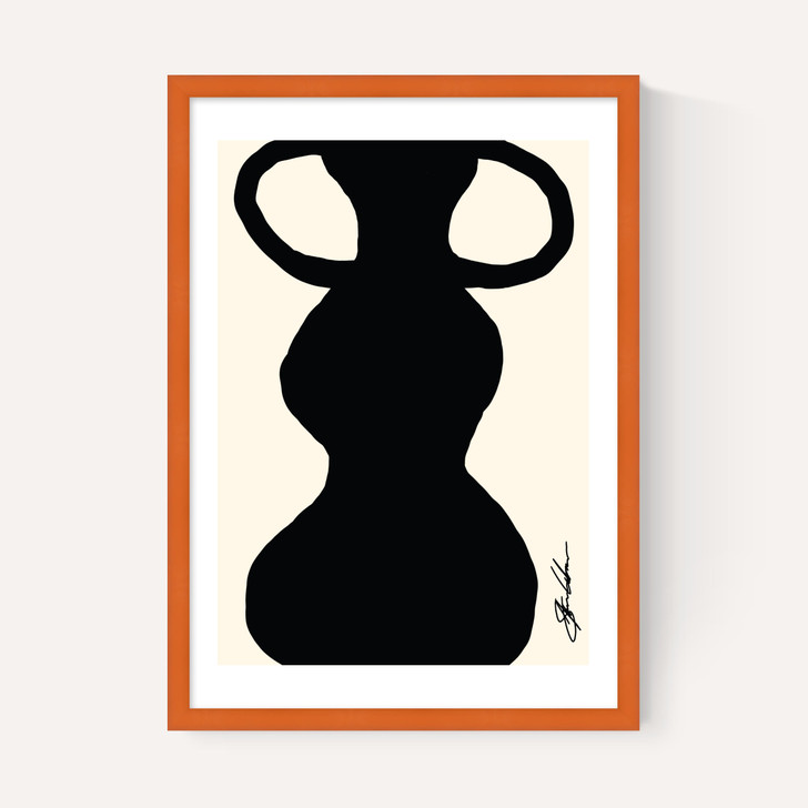 Abstract Monochrome Vase II