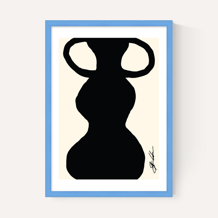 Abstract Monochrome Vase II