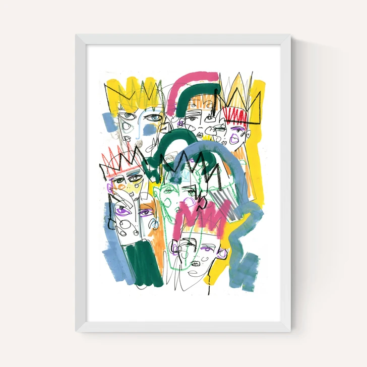 Abstract Kings And Queens