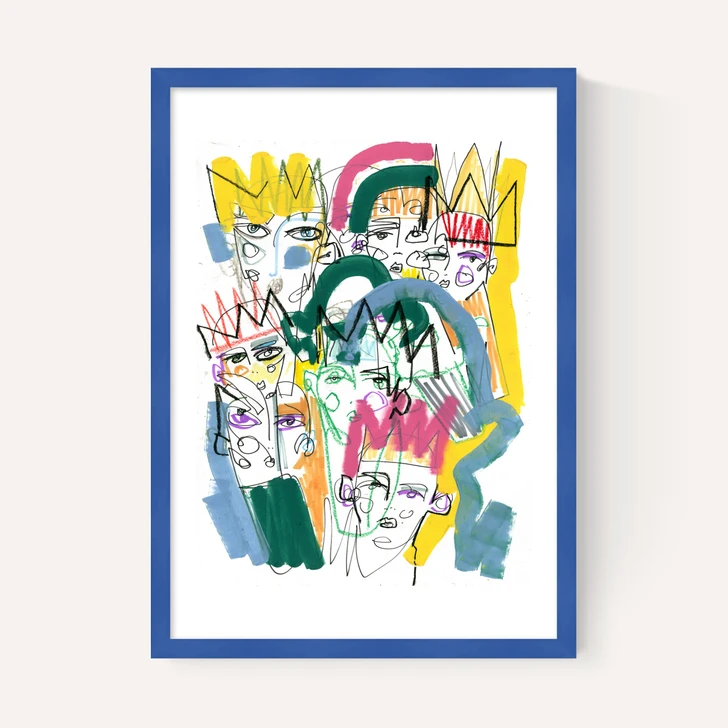 Abstract Kings And Queens