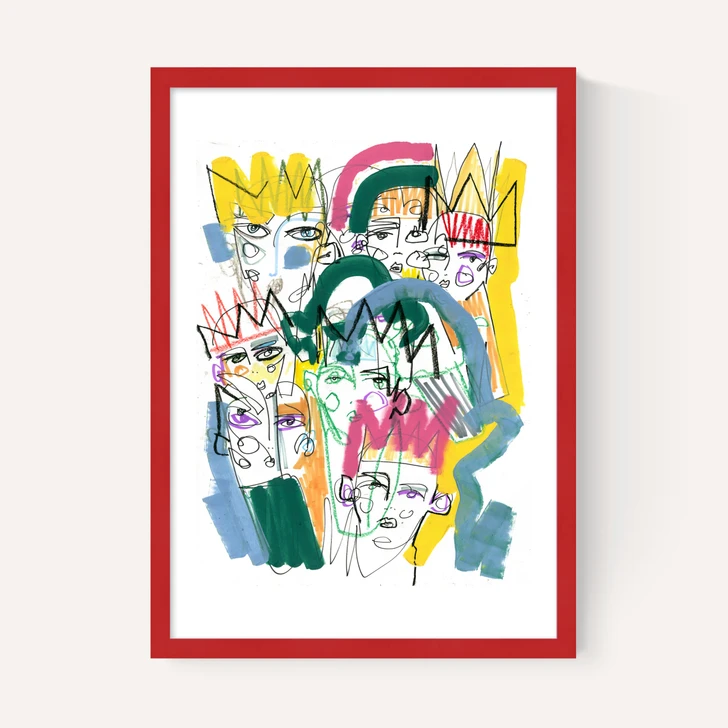 Abstract Kings And Queens