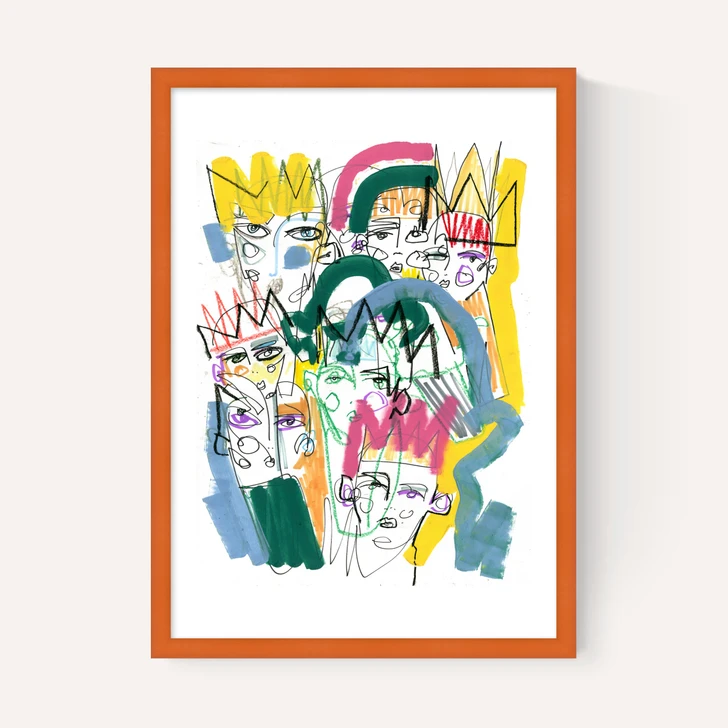 Abstract Kings And Queens