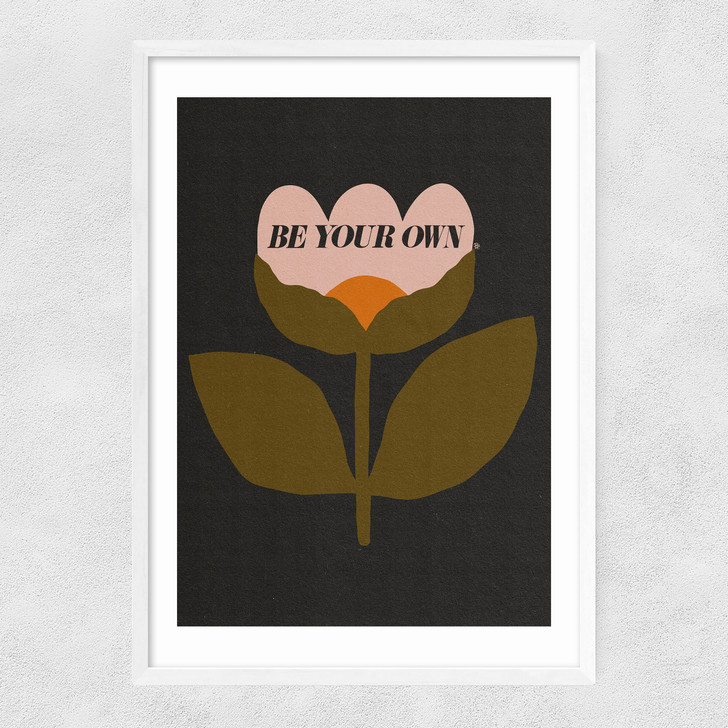 Be Your Own Narrow White Frame Be Your Own Narrow White Frame