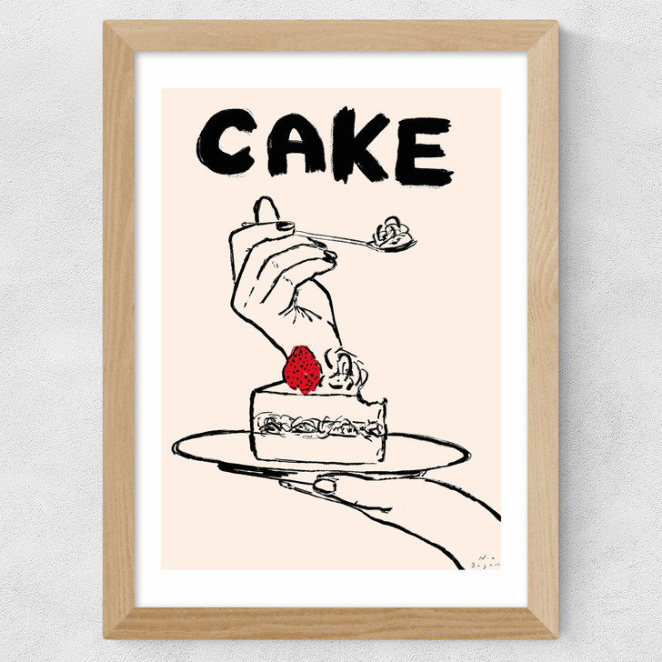 Cake Wide Oak Frame
