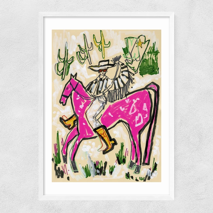 Pink Horse Cowboy