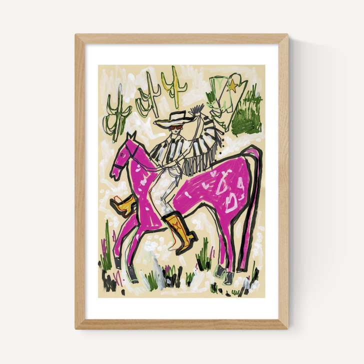 Pink Horse Cowboy