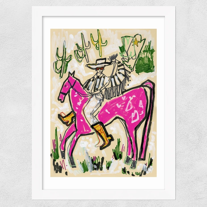 Pink Horse Cowboy
