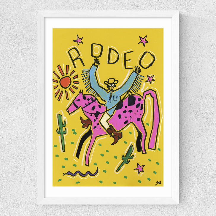 Sunshine Rodeo Medium White Frame