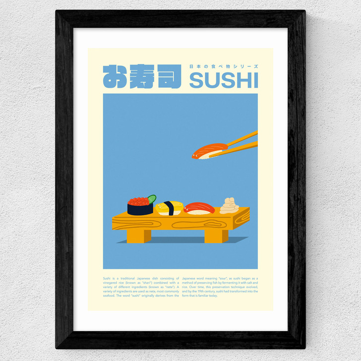 Sushi Wide Black Frame