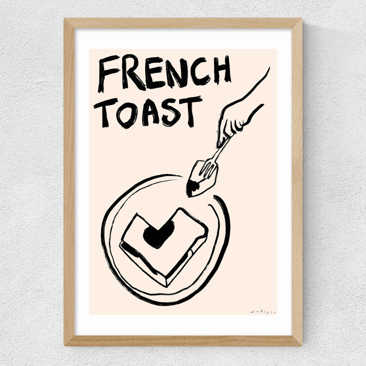 French Toast Medium Oak Frame French Toast Medium Oak Frame