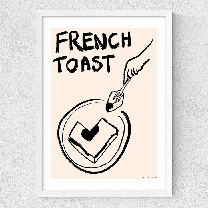 French Toast Medium White Frame