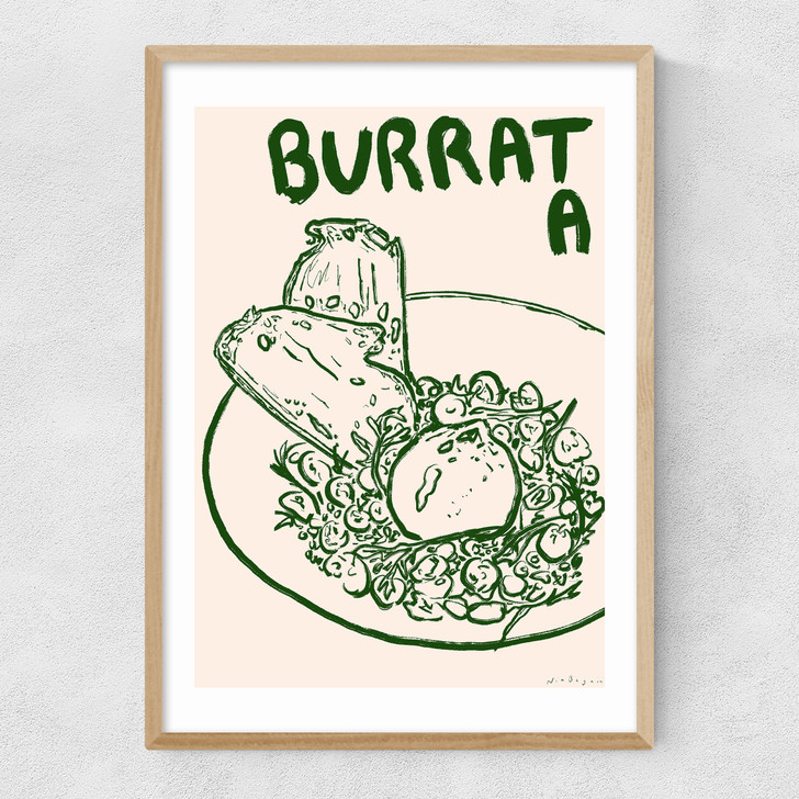 Buratta Narrow Oak Frame Buratta Narrow Oak Frame