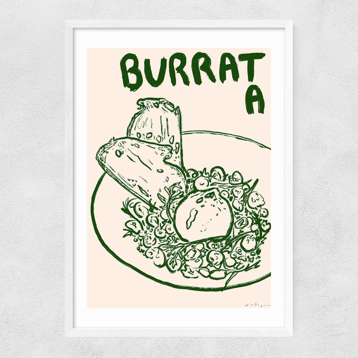 Buratta Narrow White Frame Buratta Narrow White Frame