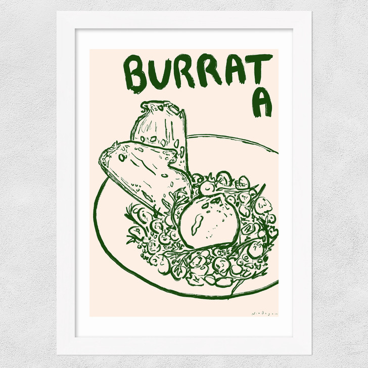 Buratta Wide White Frame Buratta Wide White Frame