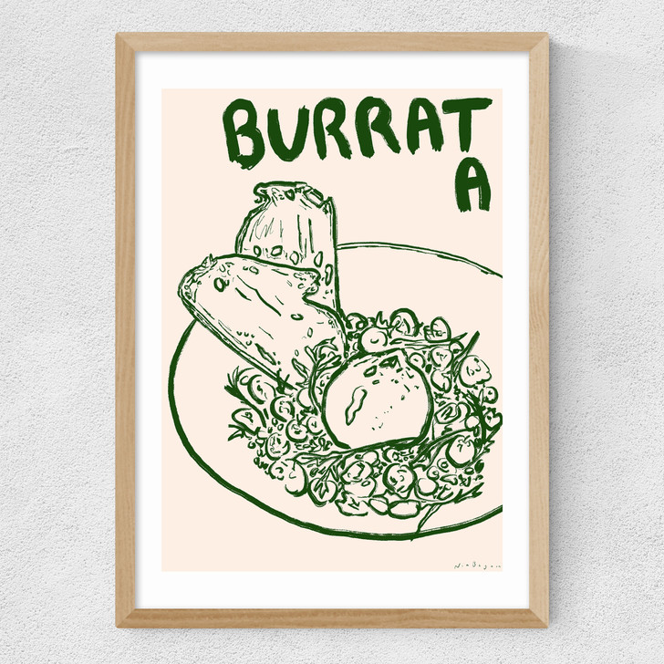 Buratta Medium Oak Frame