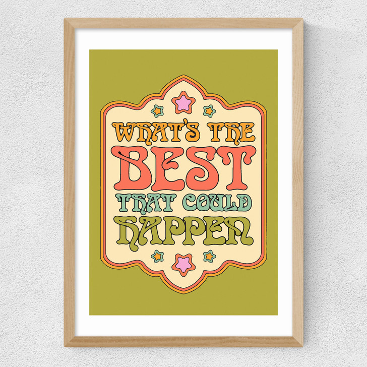 Best That Could Happen Medium Oak Frame