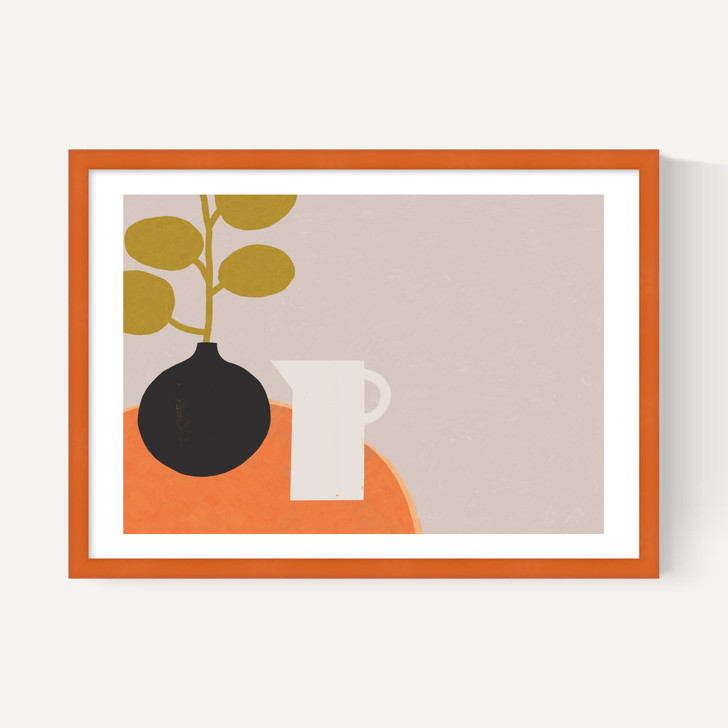 Interior With Orange Table
