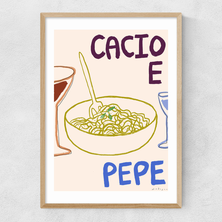 Cacio Pepe Narrow Oak Frame Cacio Pepe Narrow Oak Frame
