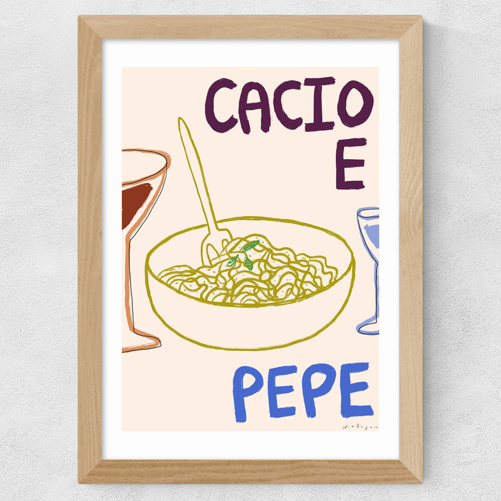Cacio Pepe Wide Oak Frame Cacio Pepe Wide Oak Frame