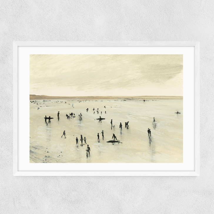 Croyde Narrow White Frame