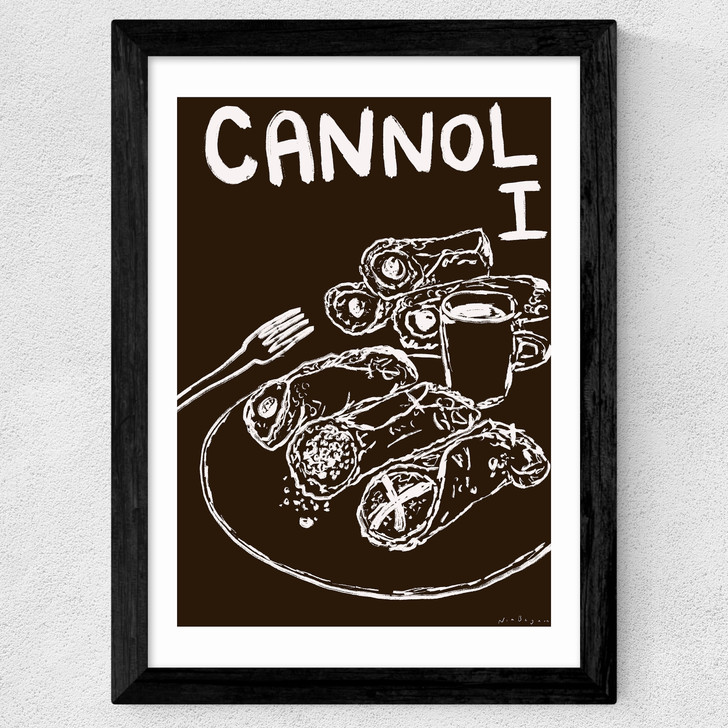 Cannoli Wide Black Frame