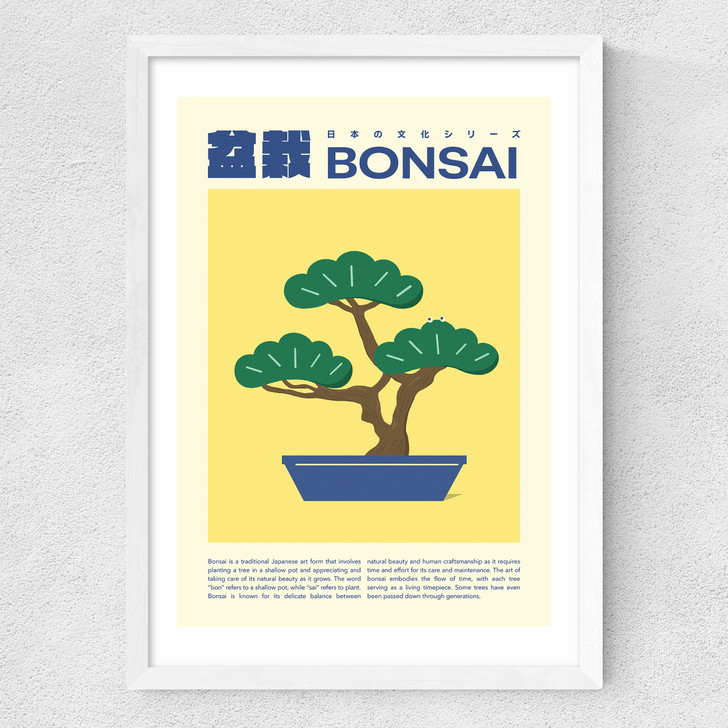 Bonsai Medium White Frame