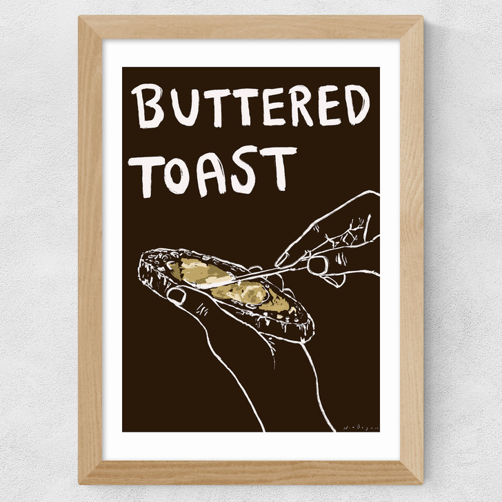 Buttered Toast Wide Oak Frame Buttered Toast Wide Oak Frame