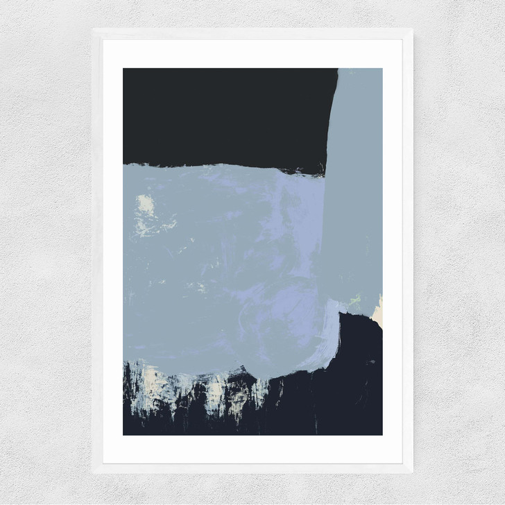 Abstract Study Narrow White Frame Abstract Study Narrow White Frame