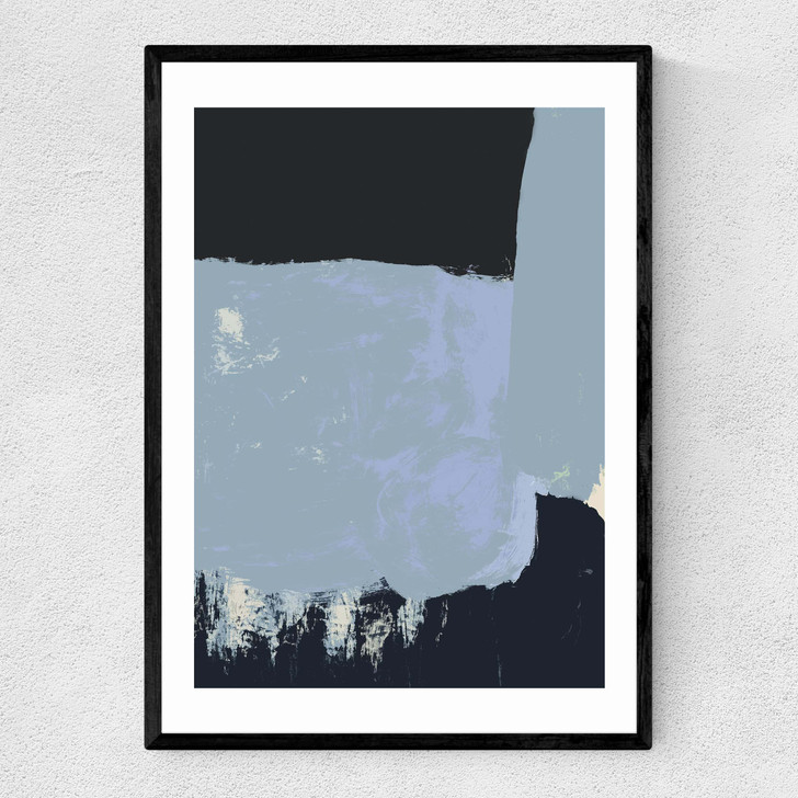 Abstract Study Narrow Black Frame