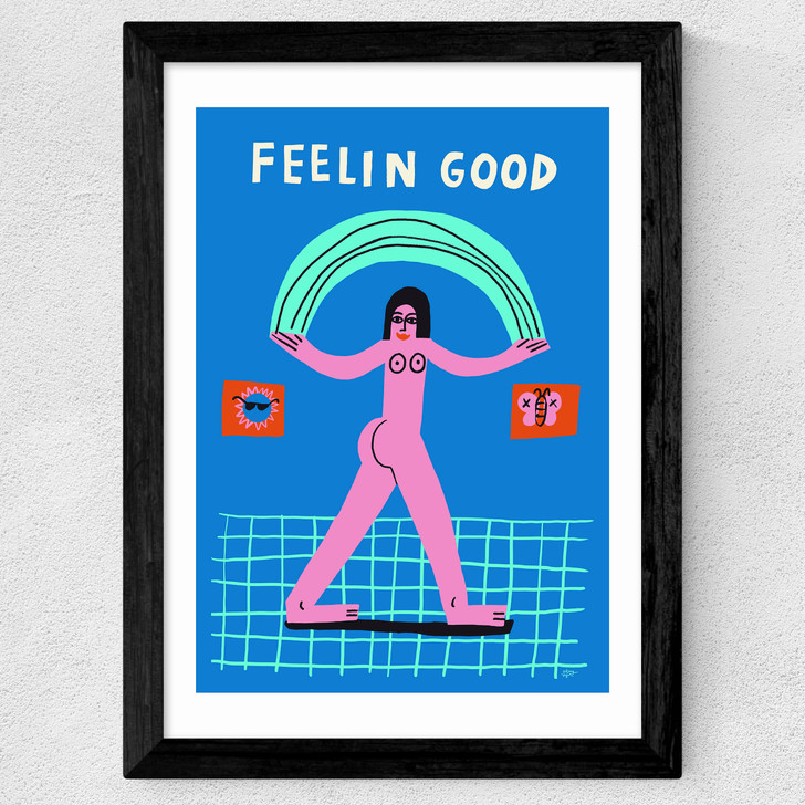 Feelin Good Wide Black Frame Feelin Good Wide Black Frame