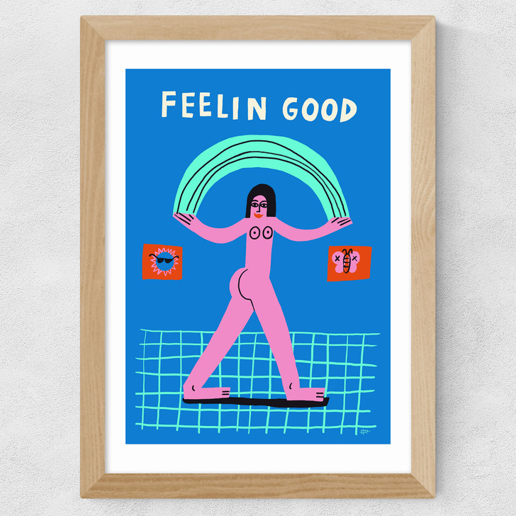Feelin Good Wide Oak Frame Feelin Good Wide Oak Frame