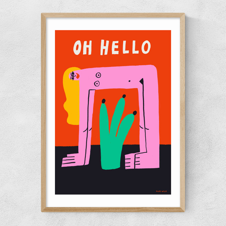 Oh Hello Narrow Oak Frame Oh Hello Narrow Oak Frame