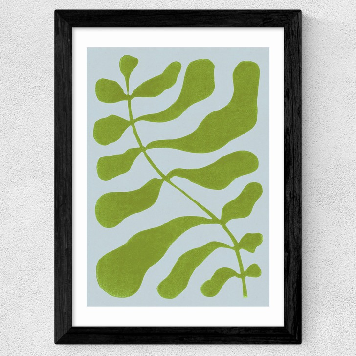 Quiet Growth Wide Black Frame