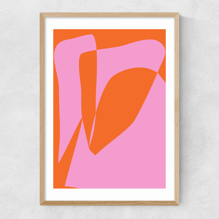 Broken Heart Narrow Oak Frame