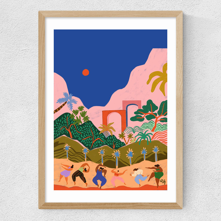 Dancing In Paradise Medium Oak Frame Dancing In Paradise Medium Oak Frame