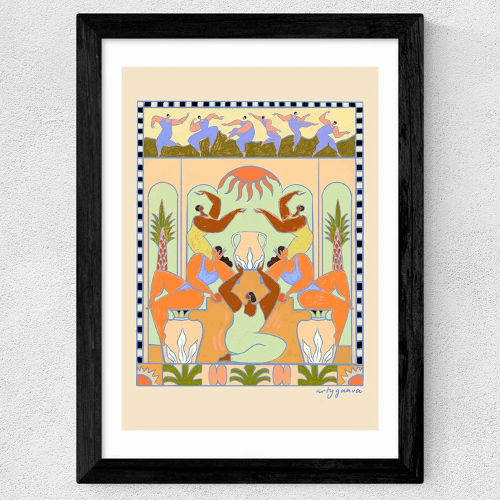 Sun Dance Wide Black Frame