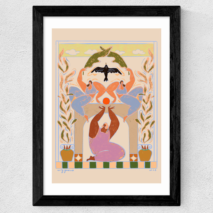 Taking Flight Wide Black Frame