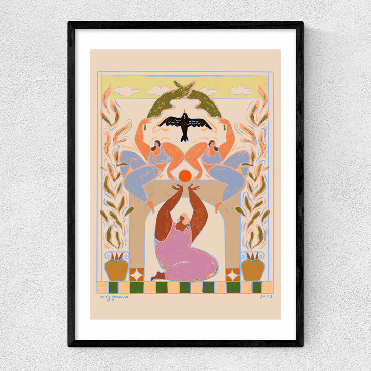 Taking Flight Narrow Black Frame