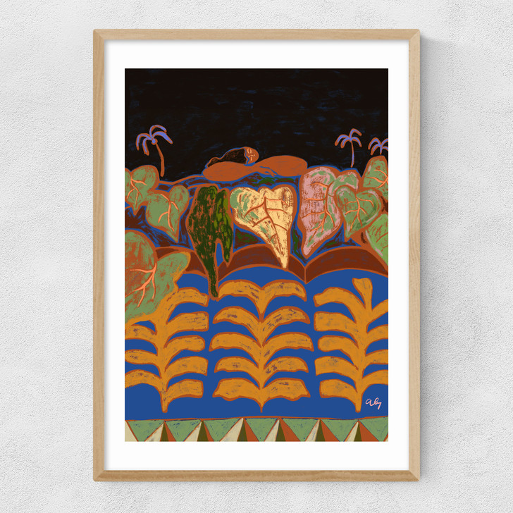 Dreaming Under The Stars Narrow Oak Frame Dreaming Under The Stars Narrow Oak Frame