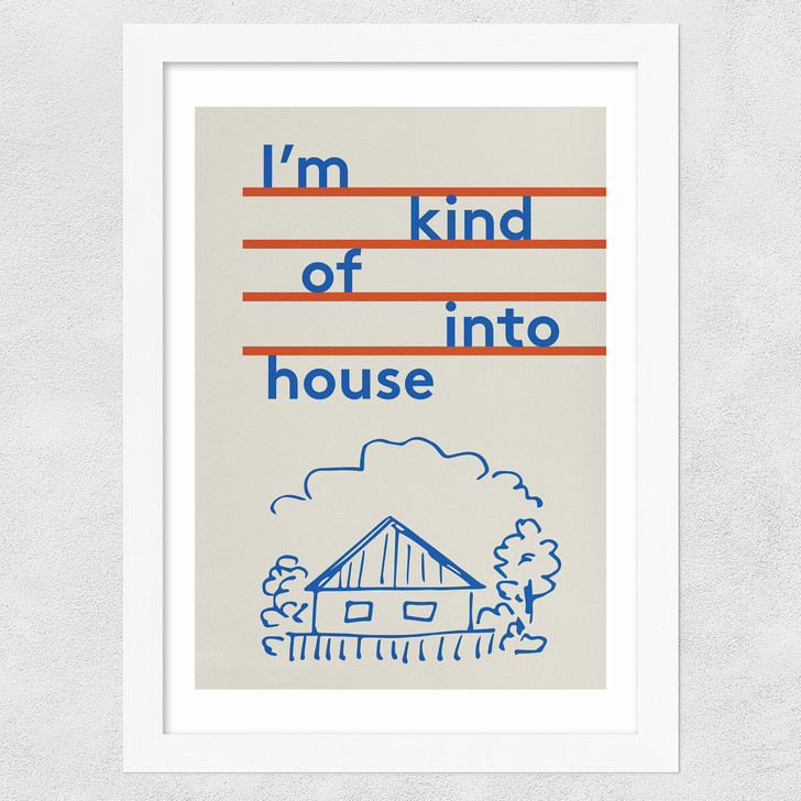 Into House Wide White Frame Into House Wide White Frame