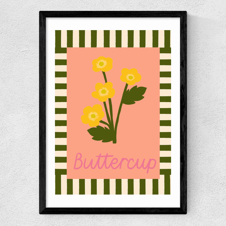 Buttercup Medium Black Frame