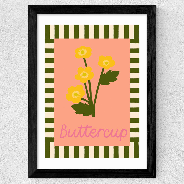 Buttercup Wide Black Frame